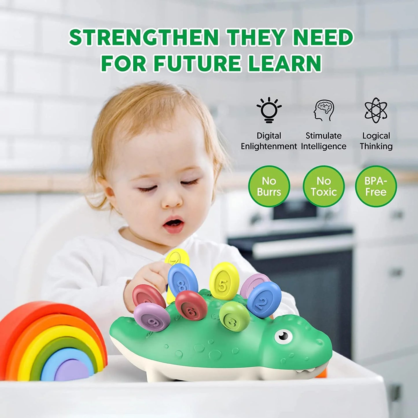 Montessori Learning Toys for 1 Year Old Boys,  Toddlers Baby Educational Sensory Toys Age 1-3 Girls