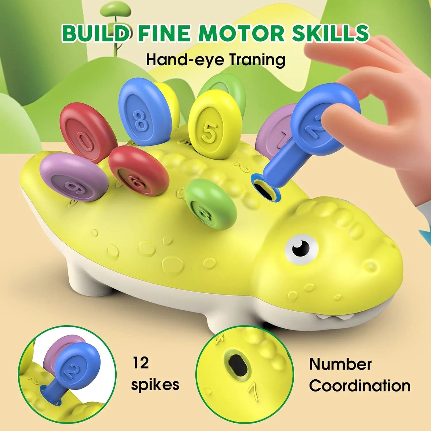 Montessori Learning Toys for 1 Year Old Boys, Toddler Educational Sensory Sorting Toys, Birthday Christmas Gifts for Girls Kids