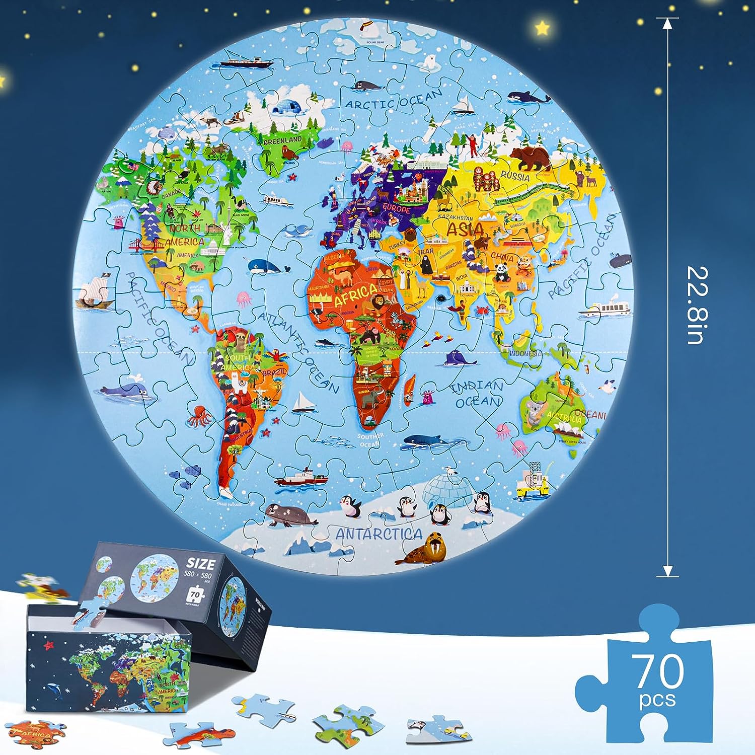 DIGOBAY World Map Jigsaw Puzzle for Kids 4-8: A Comprehensive Review