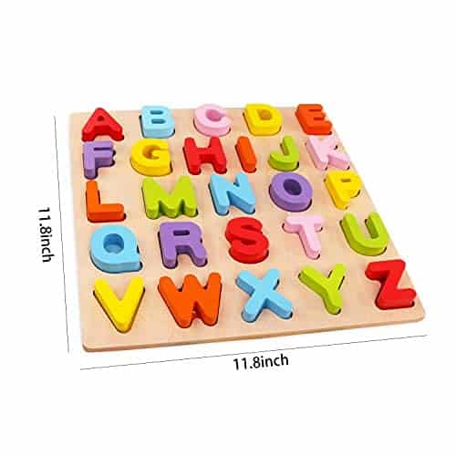 WOOD CITY Alphabet Puzzle: The Perfect Educational Toy for Toddlers