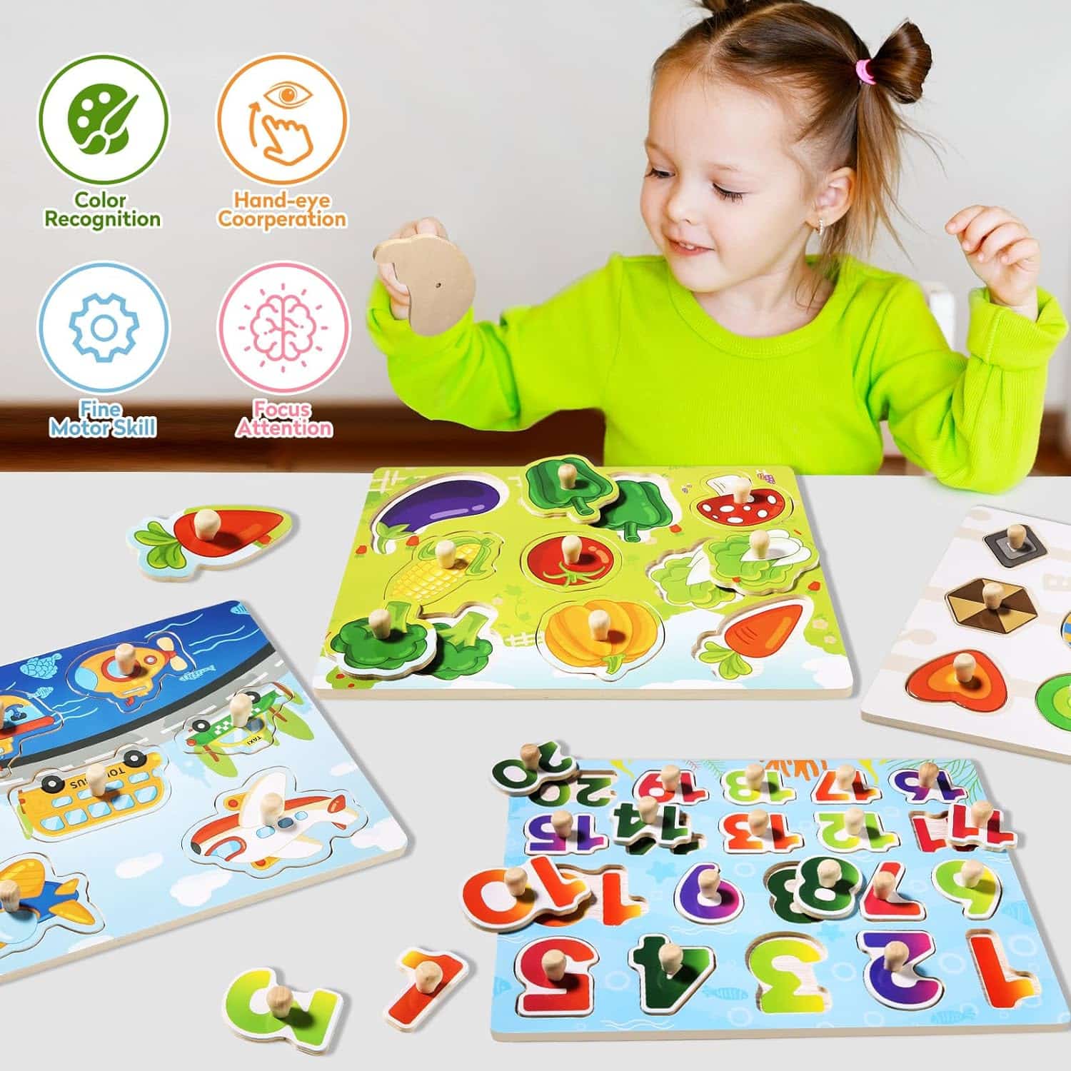 Wooden Puzzles for Toddlers 1-3: A Fun and Educational Toy Review