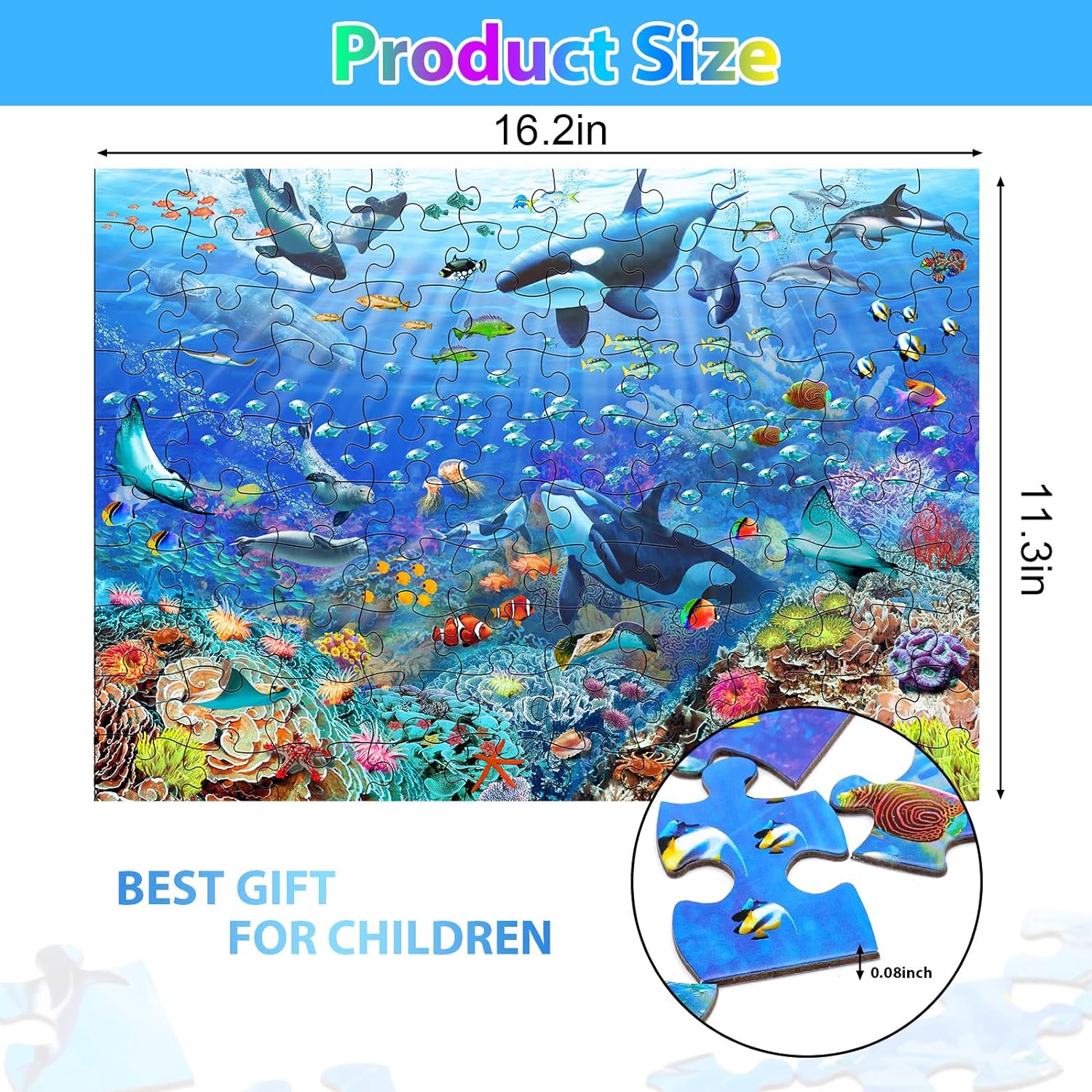 Underwater Scene - 100 Piece Jigsaw Puzzle for Kids: A Fun and Educational Review