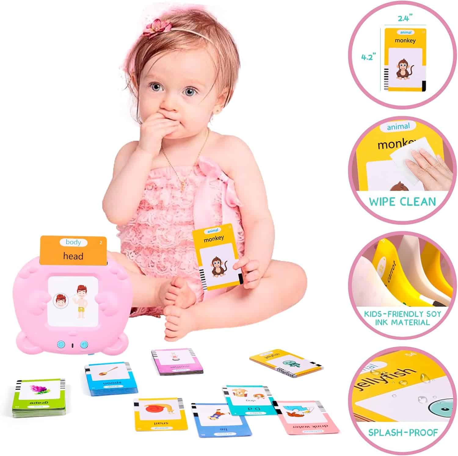 Toddle Toys for 2-6 Year Olds: An Educational Learning Flash Card Set