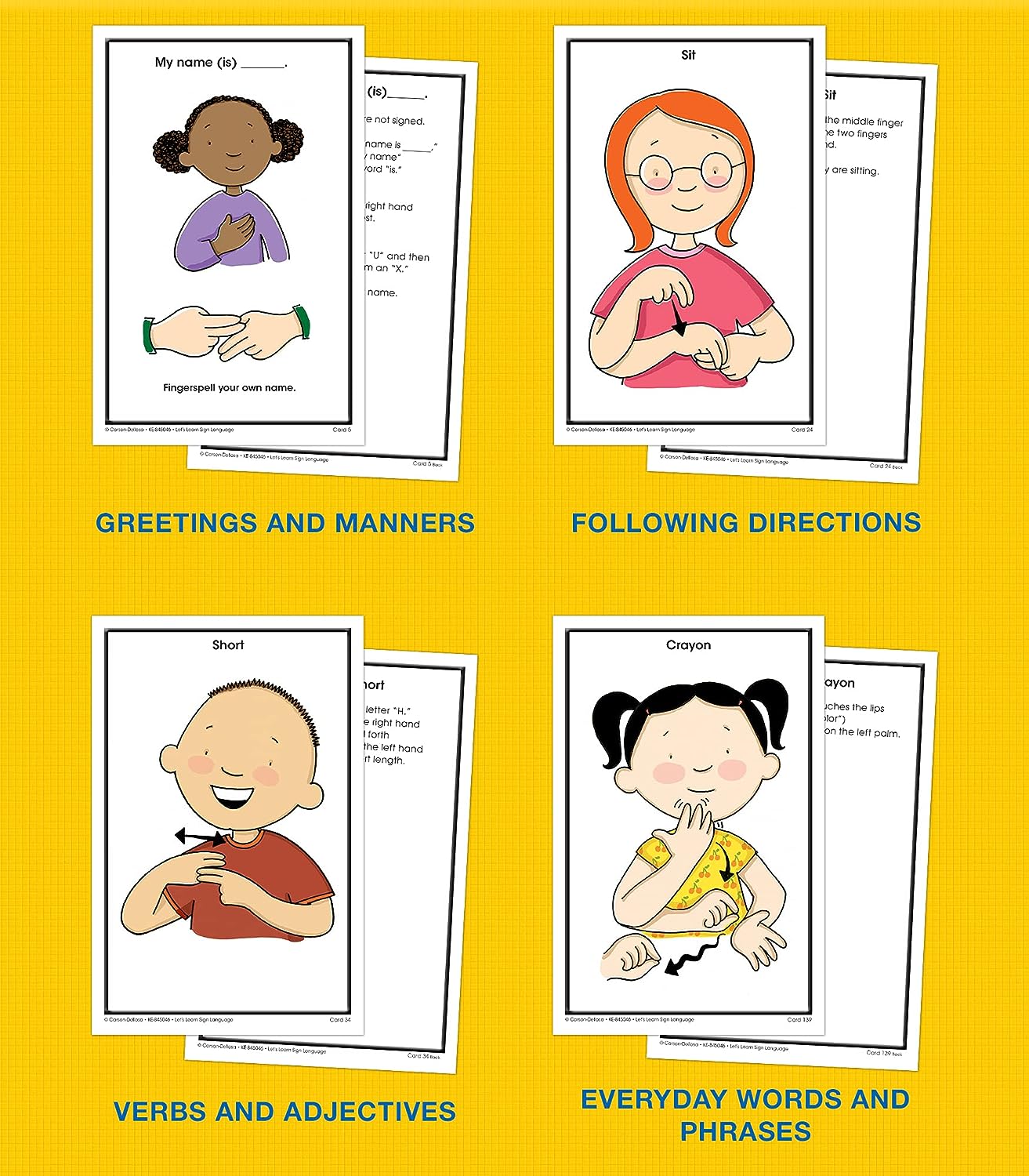 Key Education 160 American Sign Language Flash Cards for Kids: A Fun and Engaging Learning Tool
