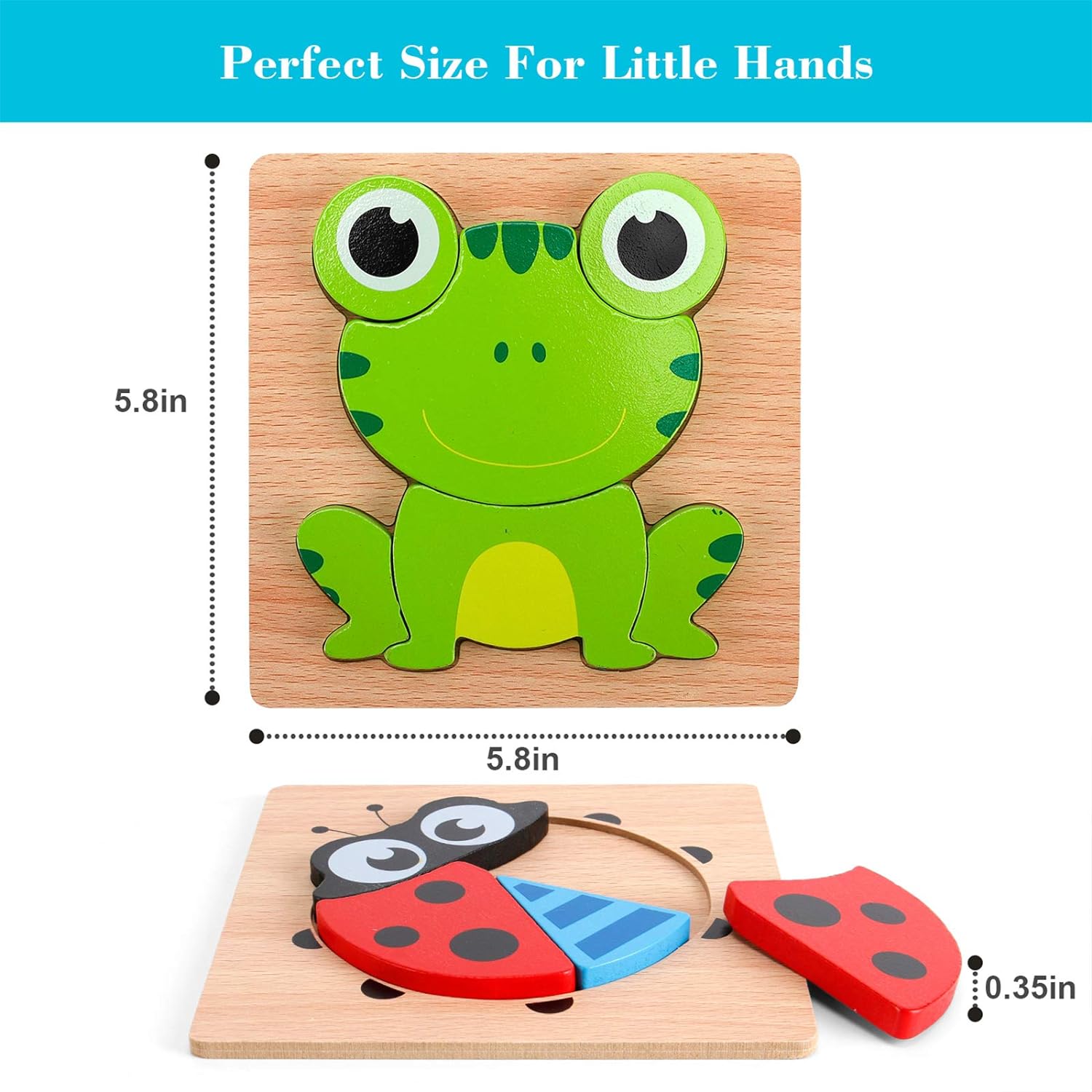 Slotic Wooden Puzzles for Toddlers - A Fun and Educational Toy Review