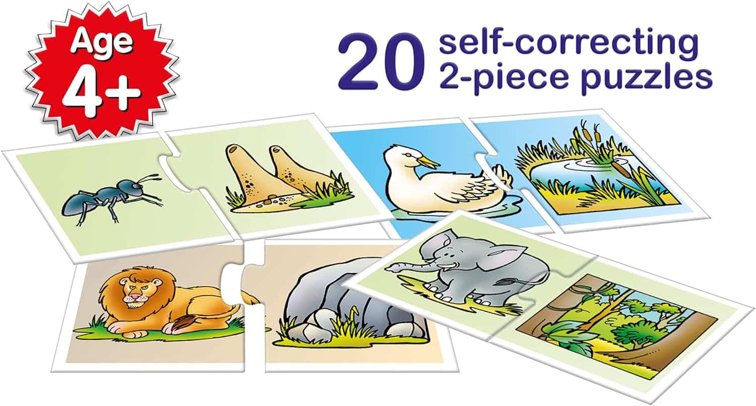 Frank Animal Homes Puzzle – A Fun and Educational Jigsaw Puzzle for Early Learners