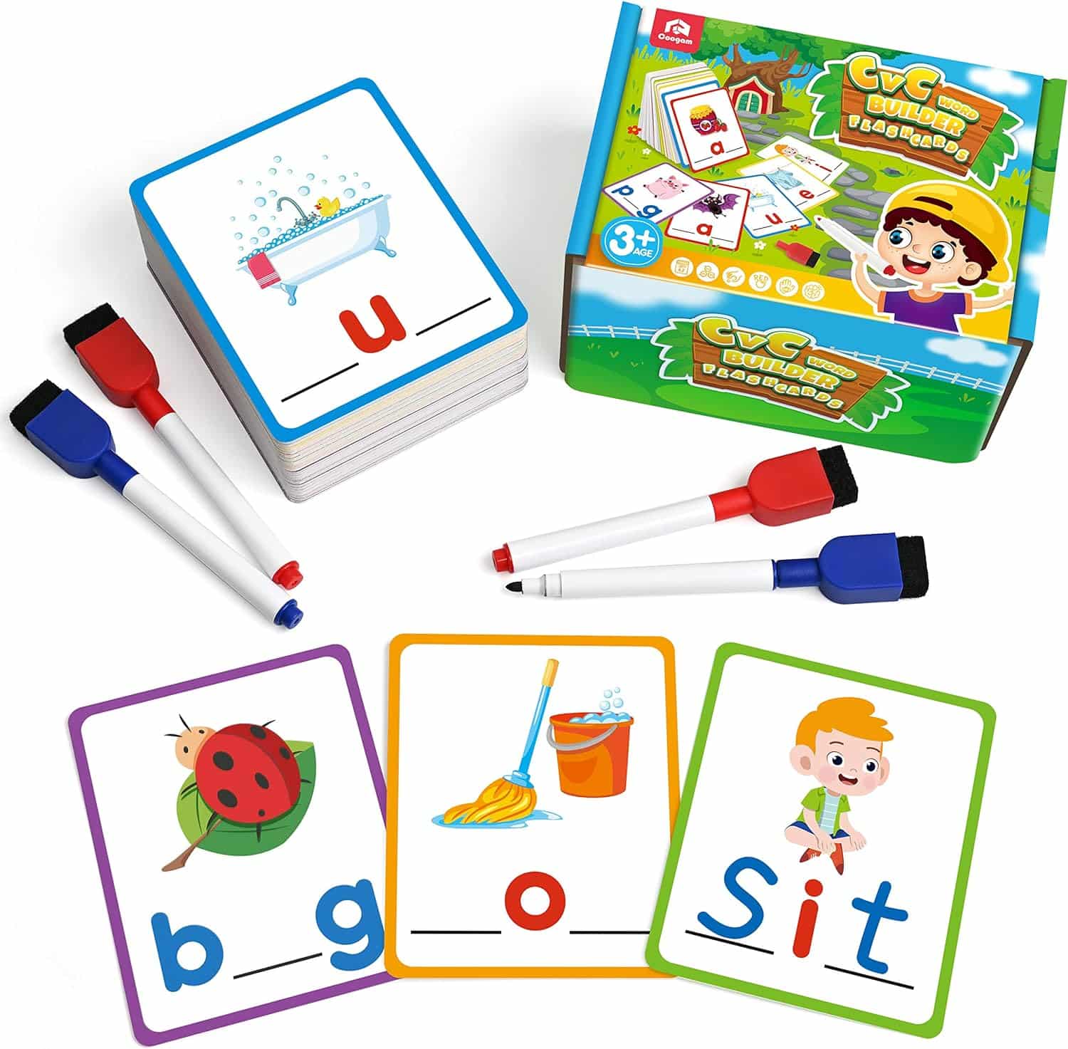 Coogam Short Vowel Spelling Flashcards: A Comprehensive Review of the Ideal Educational Toy for Early Readers